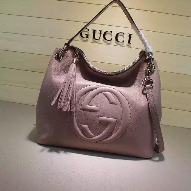 #408825 G*u*i new colors soho large shoulder bag-nude