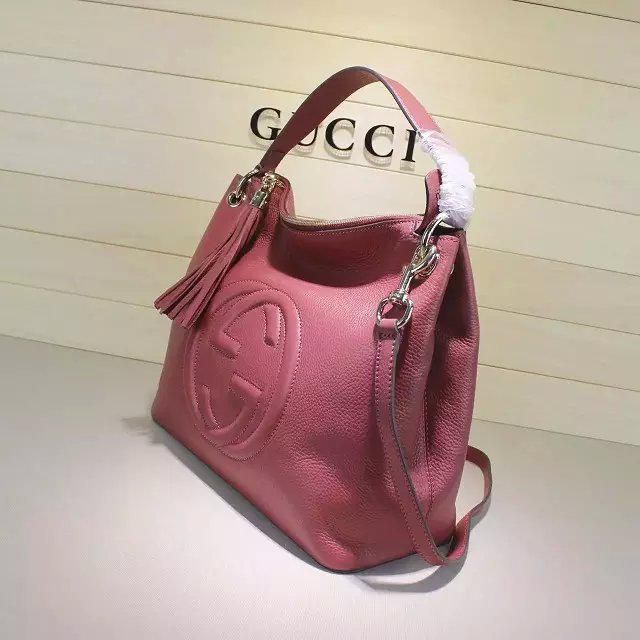 #408825 G*u*i new colors soho large shoulder bag-rose red