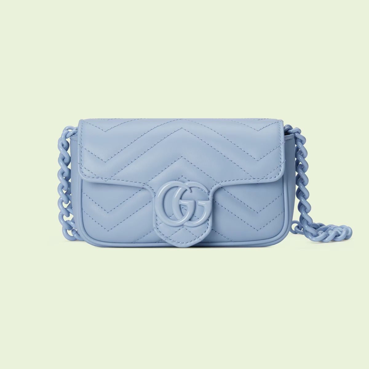 #476432 G*u*i gg marmont belt bag-blue