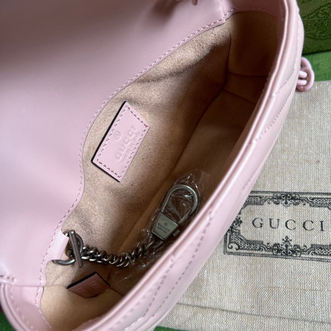 #476432 G*u*i gg marmont belt bag-pink