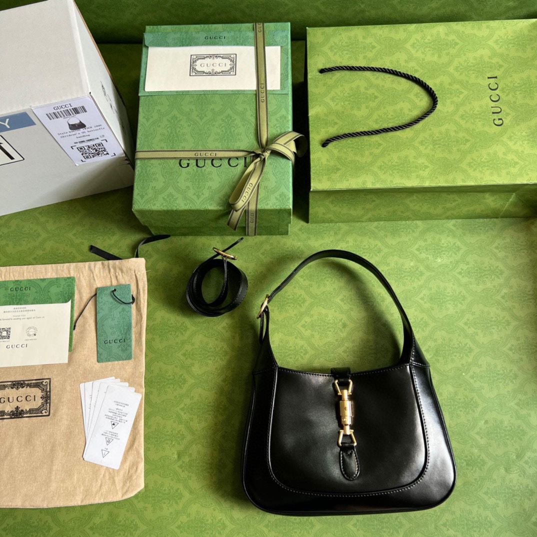 #636709 G*u*i jackie 1961 small shoulder bag-black