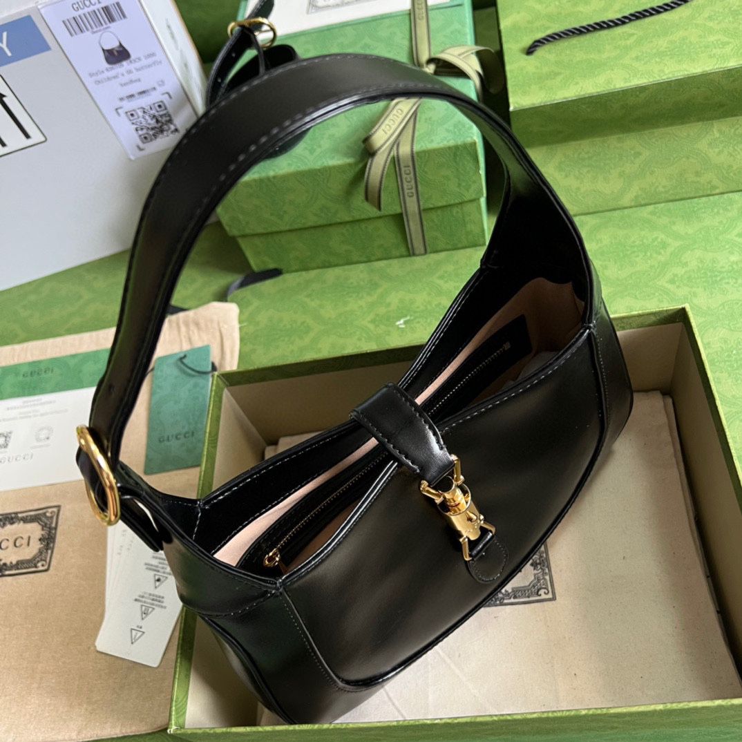 #636709 G*u*i jackie 1961 small shoulder bag-black