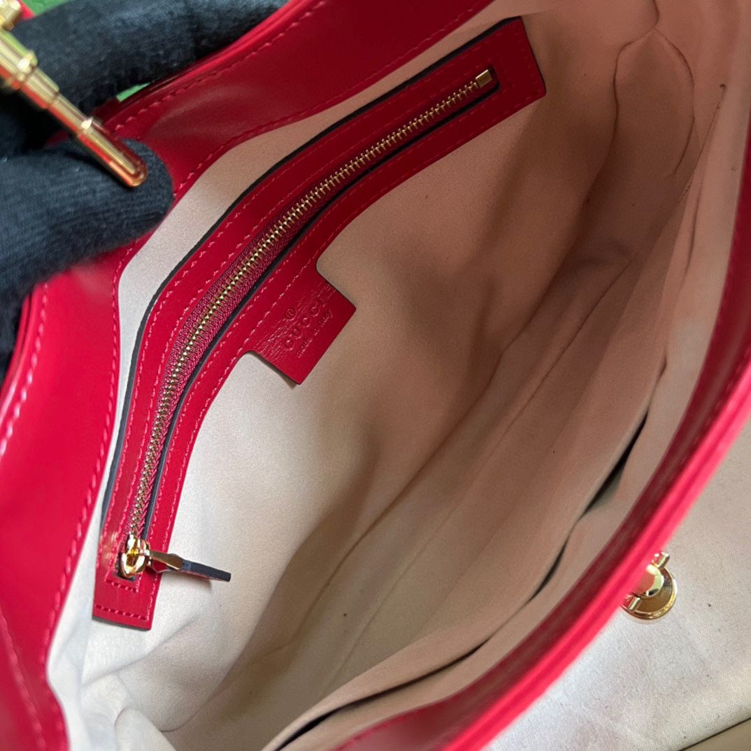 #636709 G*u*i jackie 1961 small shoulder bag-red