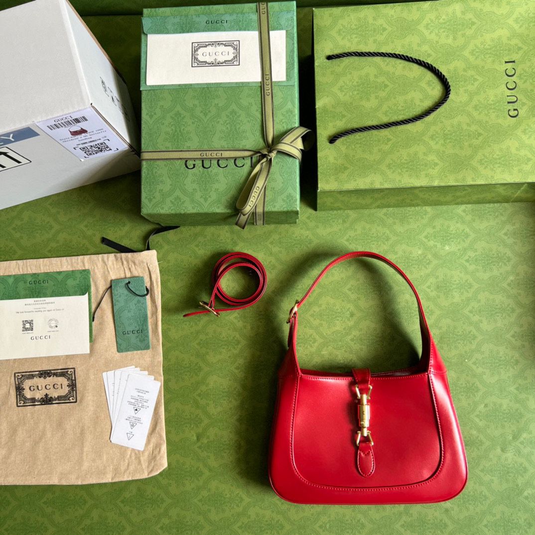 #636709 G*u*i jackie 1961 small shoulder bag-red