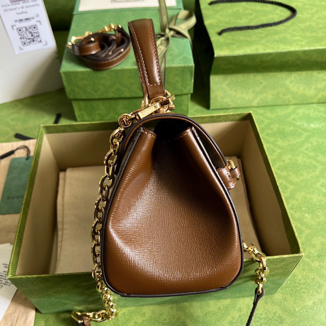 #703848 G*u*i horsebit 1955 mini bag