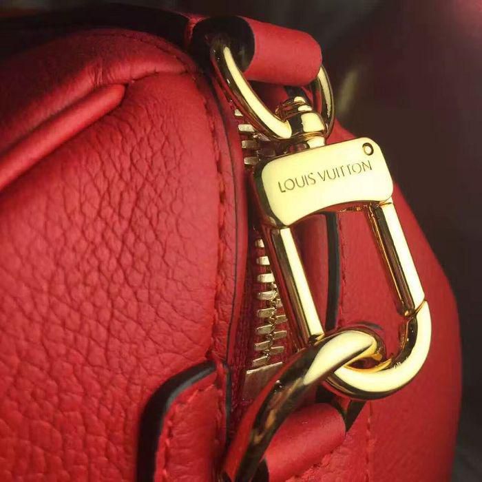 #m42404  l**is V*t*n monogram speedy bandouliere 25-red