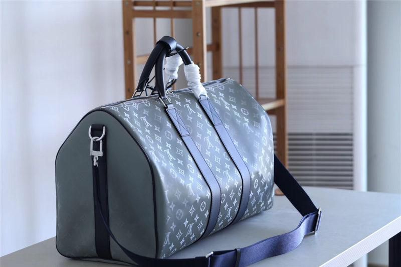 #m43889 l**is V*t*n 2018 keepall bandoulière 50-monogram titanium