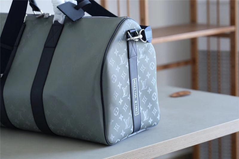 #m43889 l**is V*t*n 2018 keepall bandoulière 50-monogram titanium