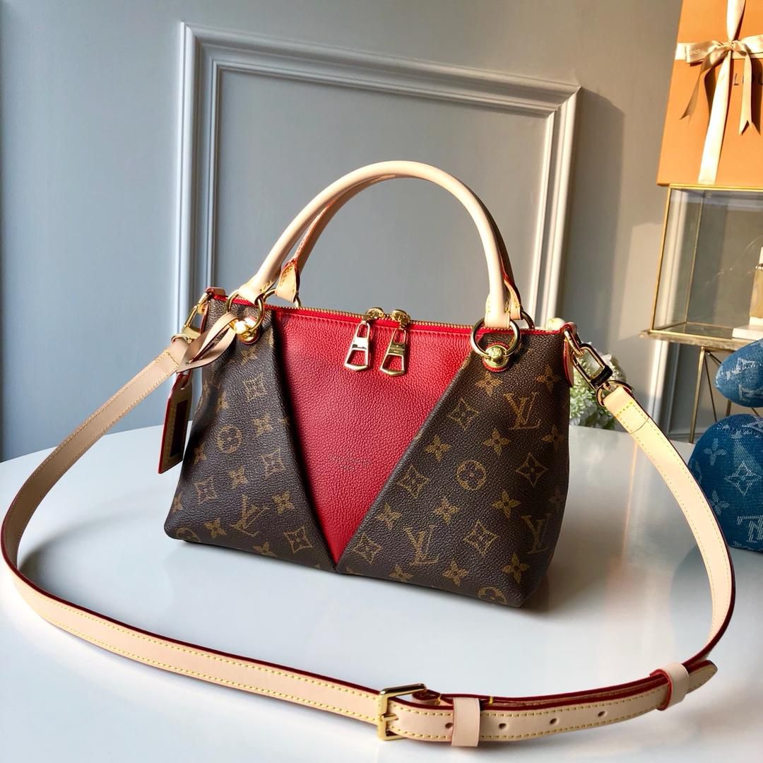 #m43966 l**is V*t*n 2019 cruise monogram canvas "v" tote bb
