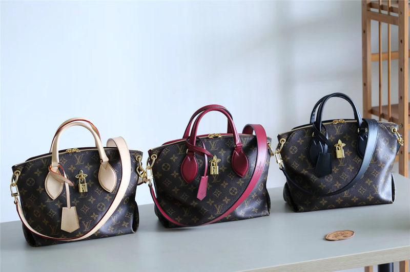 #m44351 l**is V*t*n 2019 monogram canvas flower zipped tote pm