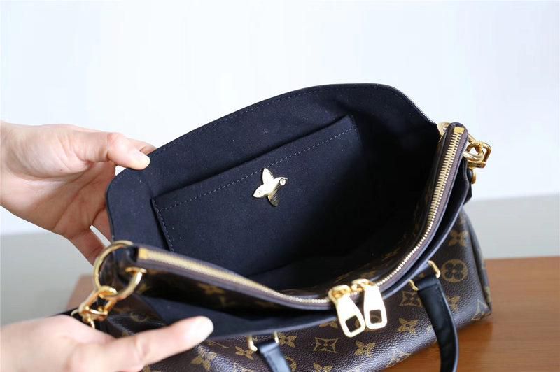 #m44351 l**is V*t*n 2019 monogram canvas flower zipped tote pm