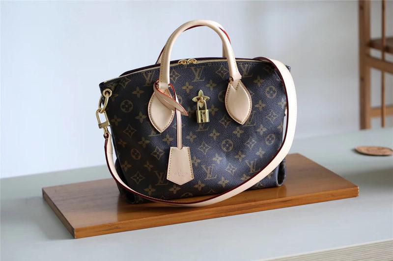#m44359 l**is V*t*n 2019 monogram canvas flower zipped tote pm