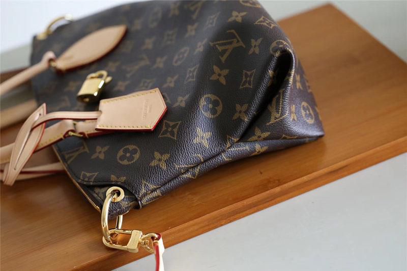 #m44359 l**is V*t*n 2019 monogram canvas flower zipped tote pm