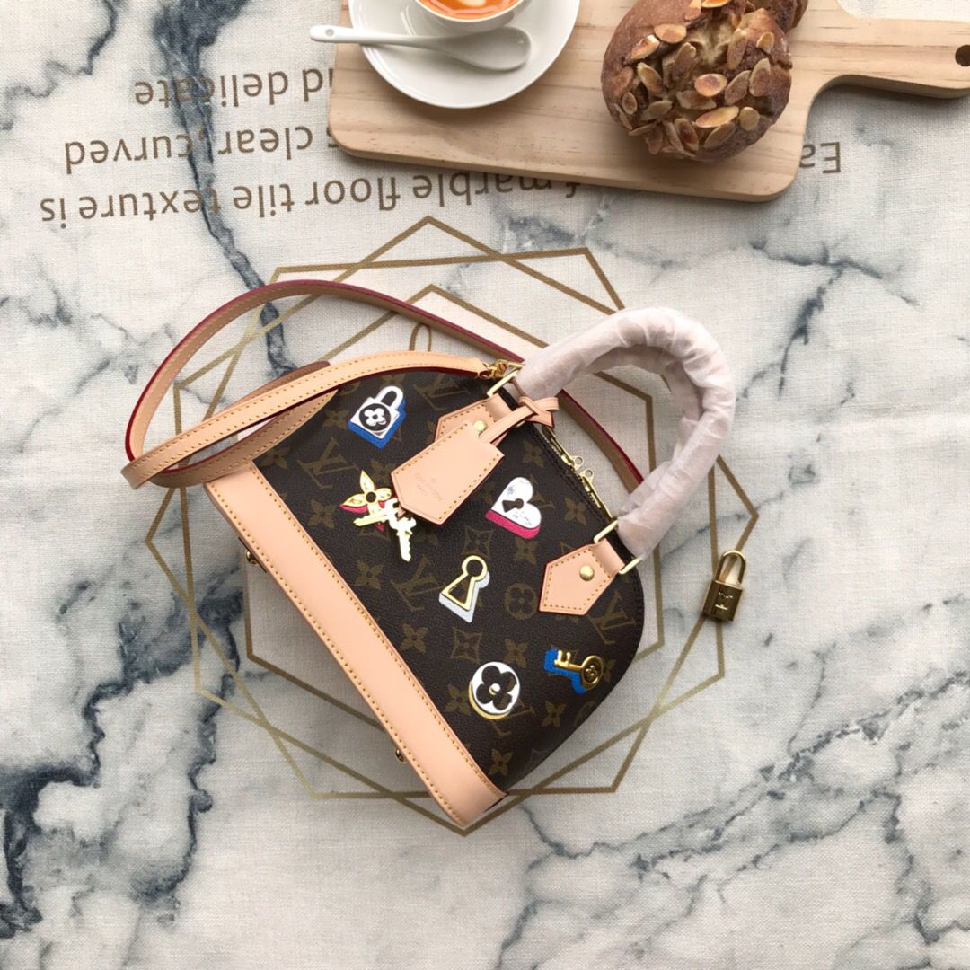 #m44368 l**is V*t*n 2019 monogram canvas alma bb