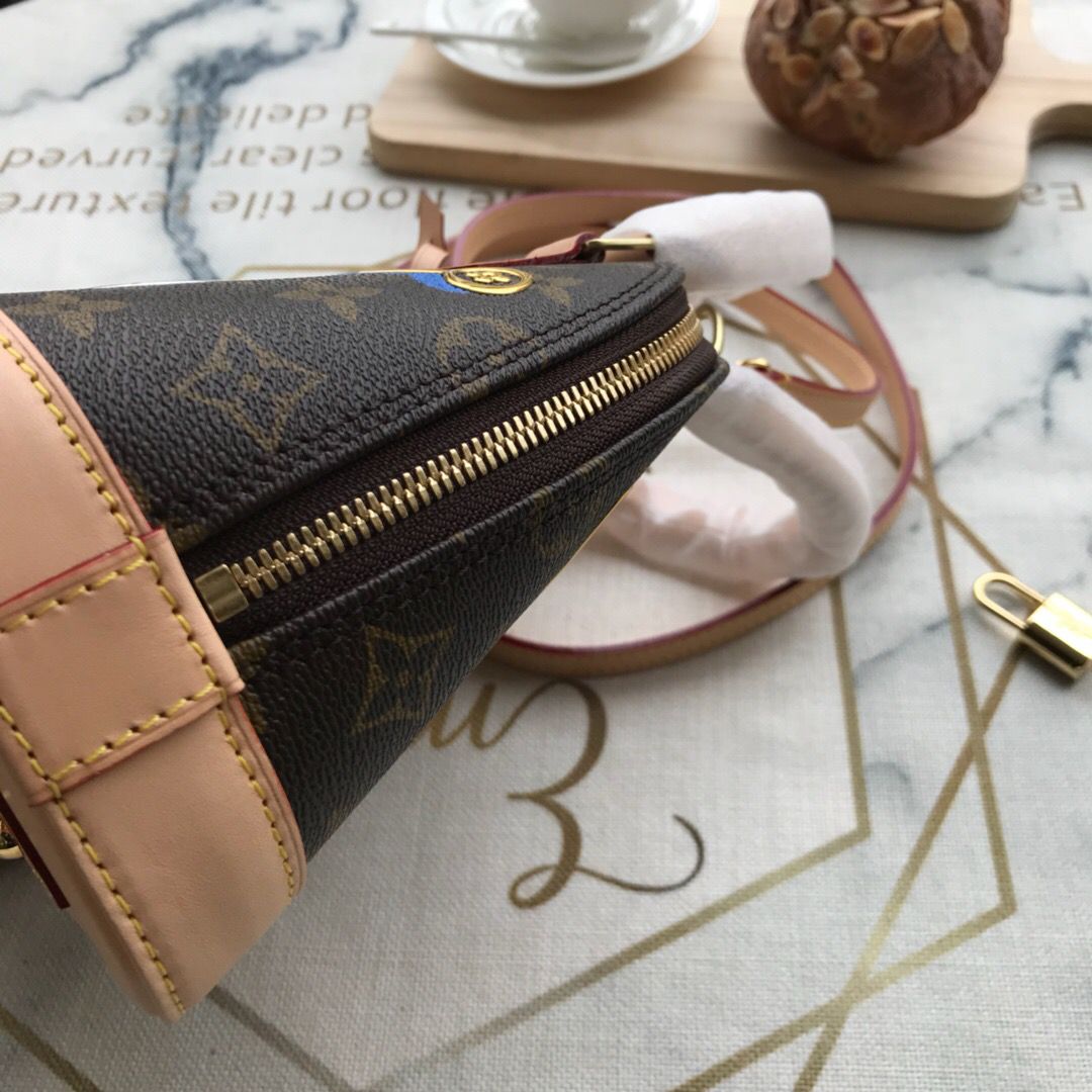 #m44368 l**is V*t*n 2019 monogram canvas alma bb