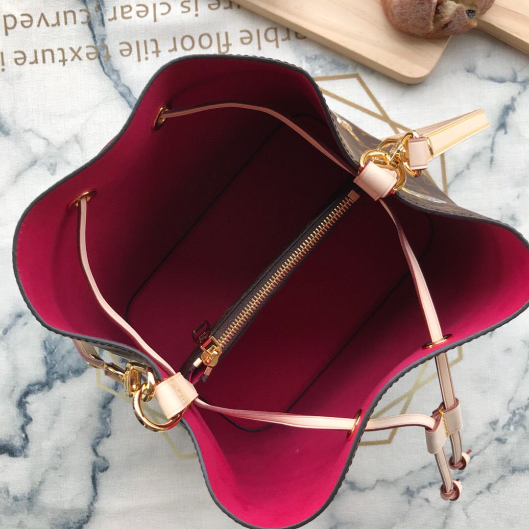 #m44369 l**is V*t*n 2019 monogram canvas néonoé bucket bag