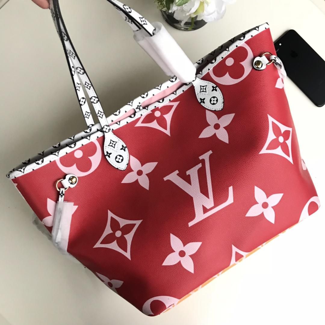 #m44567 l**is V*t*n 2019 monogram neverfull mm-red