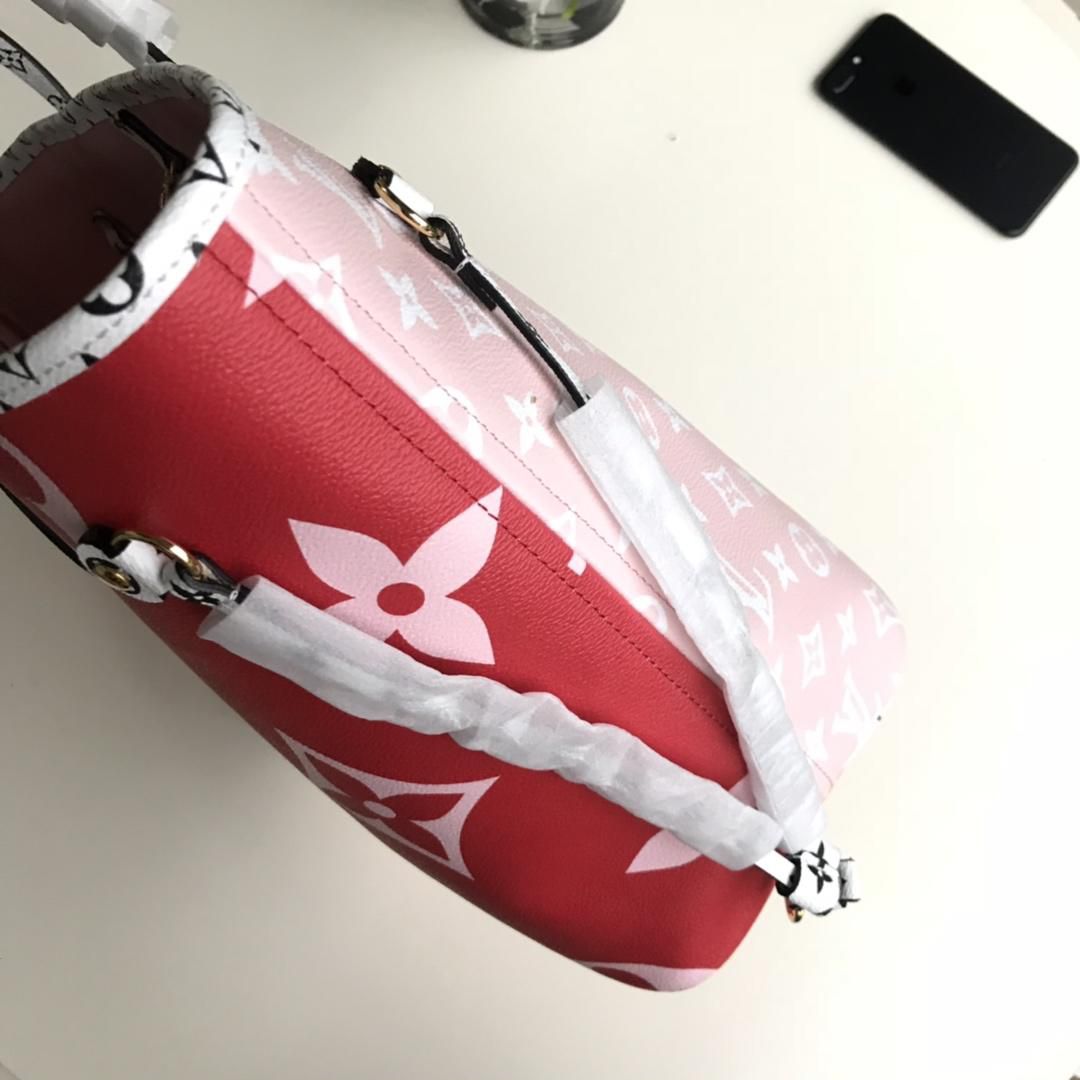 #m44567 l**is V*t*n 2019 monogram neverfull mm-red