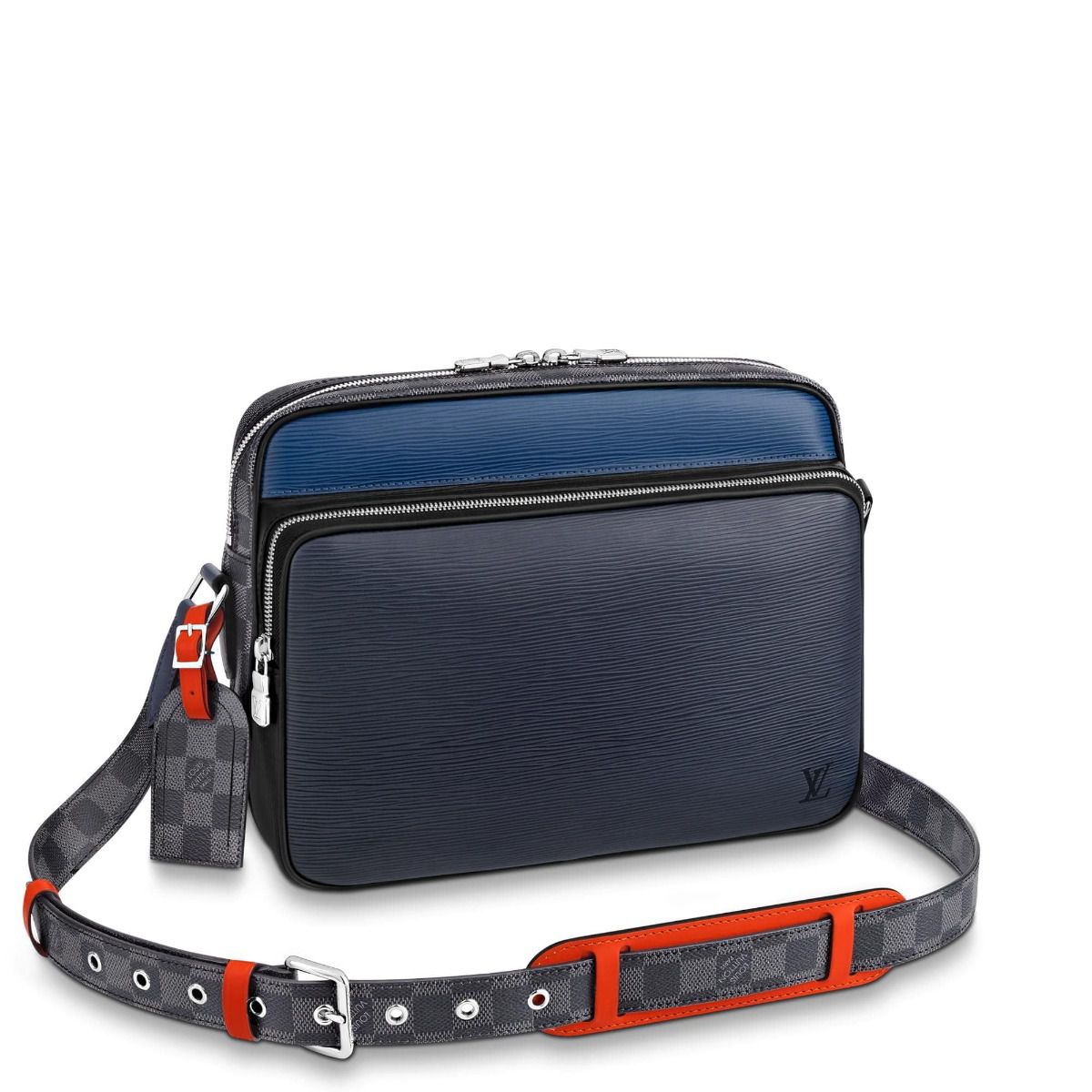 #m51466 l**is V*t*n 2018 men nil slim epi patchwork bag