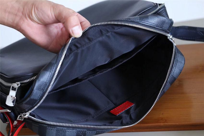 #m51466 l**is V*t*n 2018 men nil slim epi patchwork bag
