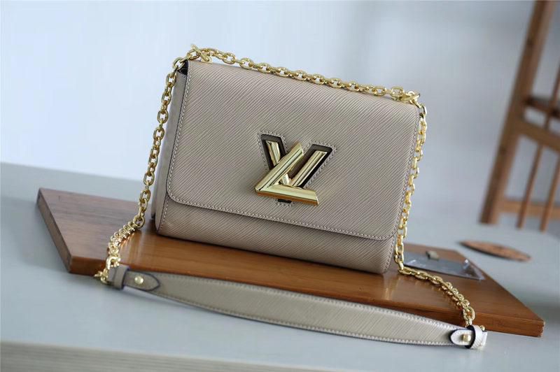 #m53754 l**is V*t*n 2019 epi leather twist mm-galet
