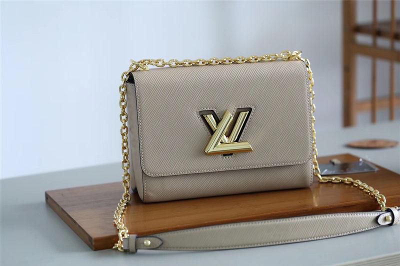 #m53754 l**is V*t*n 2019 epi leather twist mm-galet