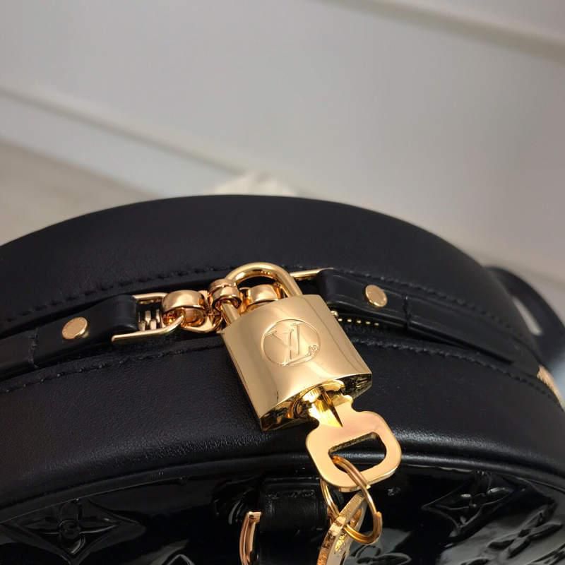 #m53999 l**is V*t*n monogram vernis boîte chapeau souple