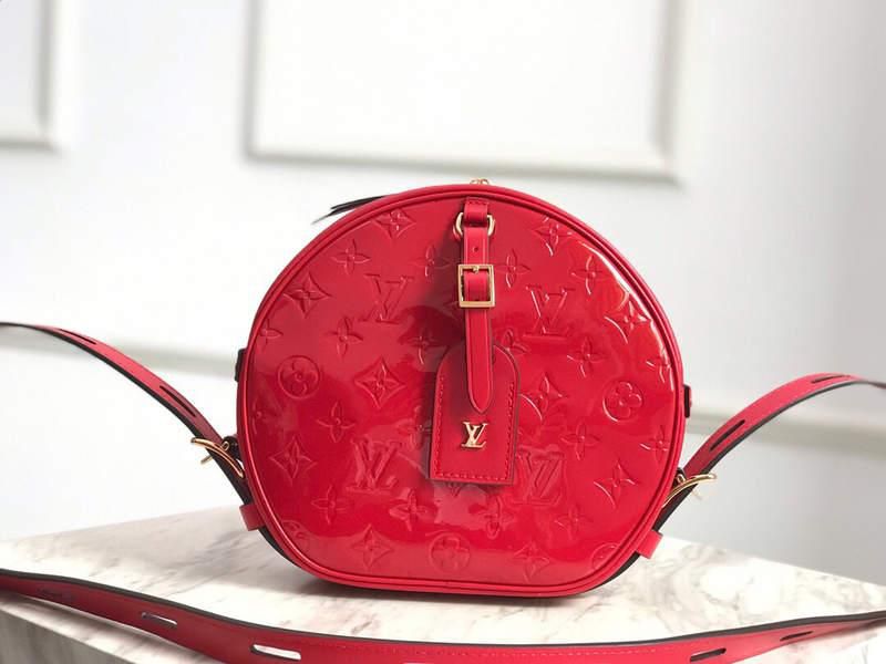 #m54100 l**is V*t*n monogram vernis boîte chapeau souple