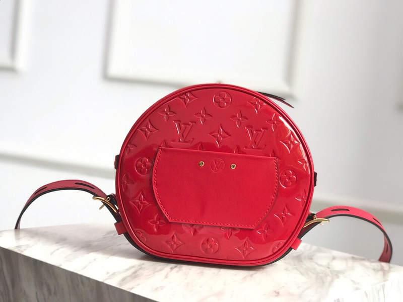 #m54100 l**is V*t*n monogram vernis boîte chapeau souple