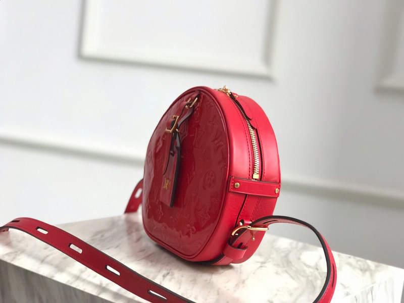 #m54100 l**is V*t*n monogram vernis boîte chapeau souple