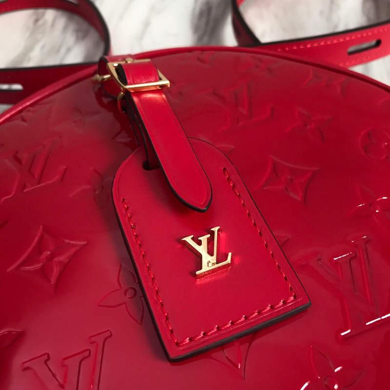 #m54100 l**is V*t*n monogram vernis boîte chapeau souple