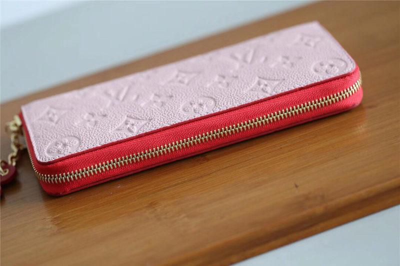#m64161 l**is V*t*n 2019 monogram empreinte clémence wallet-rose poudre