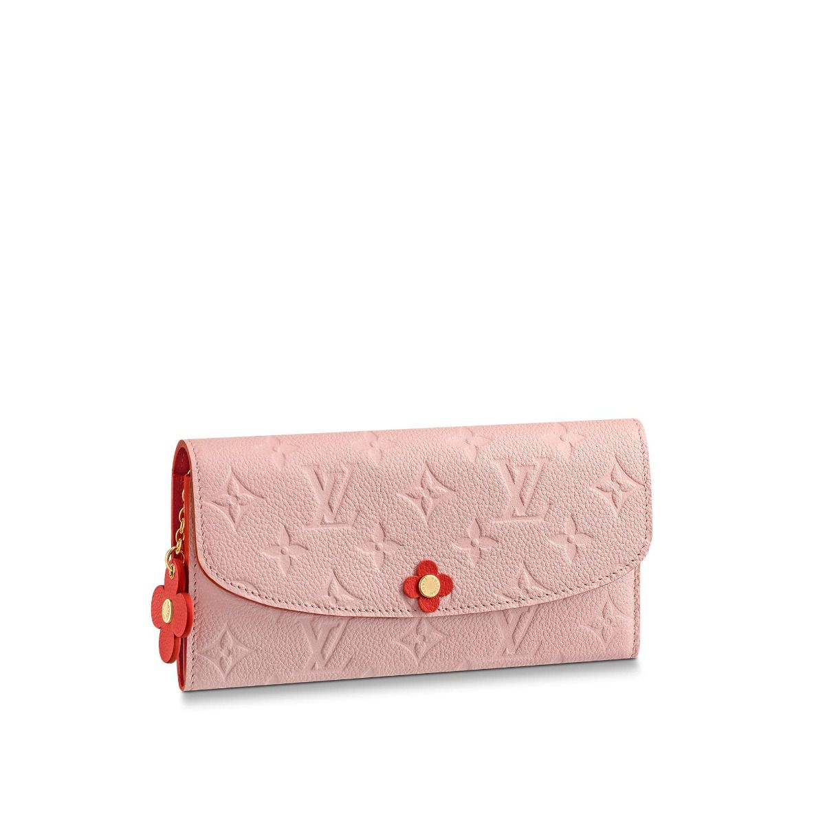 #m64162 l**is V*t*n 2019 monogram empreinte emilie wallet-rose poudre