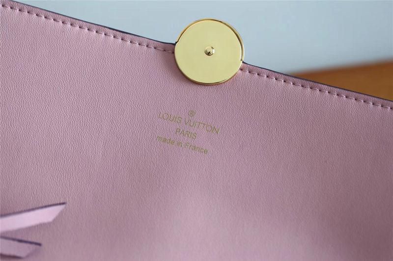 #m67405 l**is V*t*n 2019 cruise flore chain wallet - magnolia