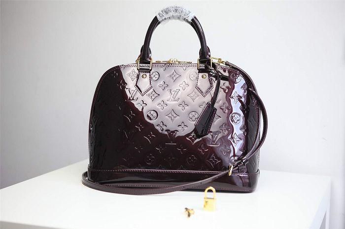 #m91611 l**is V*t*n 2015 monogram vernis alma pm- griotte