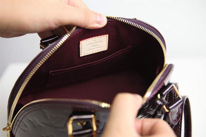 #m91611 l**is V*t*n 2015 monogram vernis alma pm- griotte