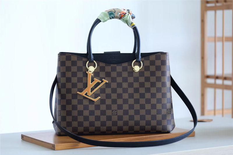 #n40050 l**is V*t*n 2018 premium damier ebene canvas lv riverside-noir