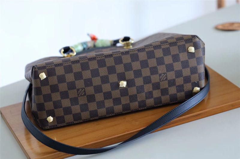 #n40050 l**is V*t*n 2018 premium damier ebene canvas lv riverside-noir