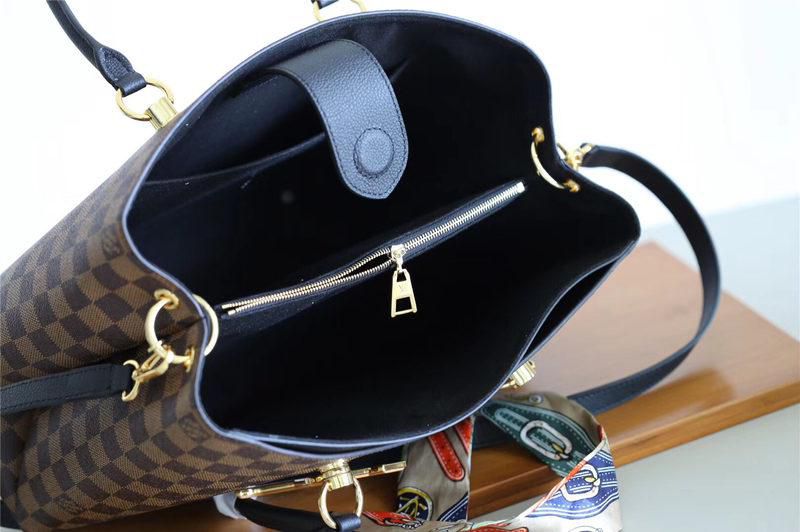 #n40050 l**is V*t*n 2018 premium damier ebene canvas lv riverside-noir
