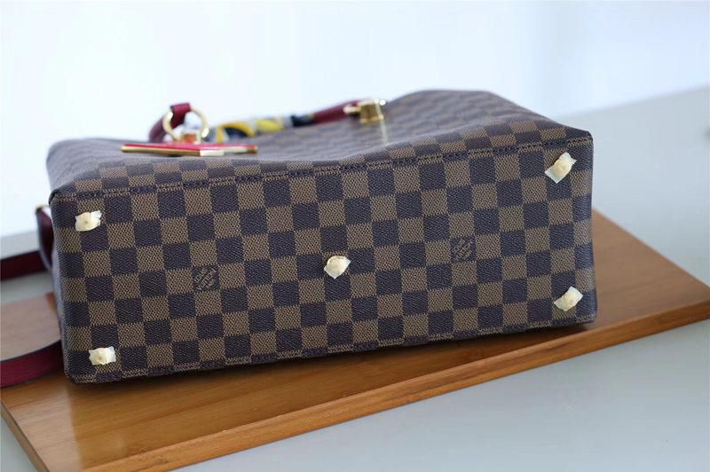 #n40052 l**is V*t*n 2018 premium damier ebene canvas lv riverside-lie de vin