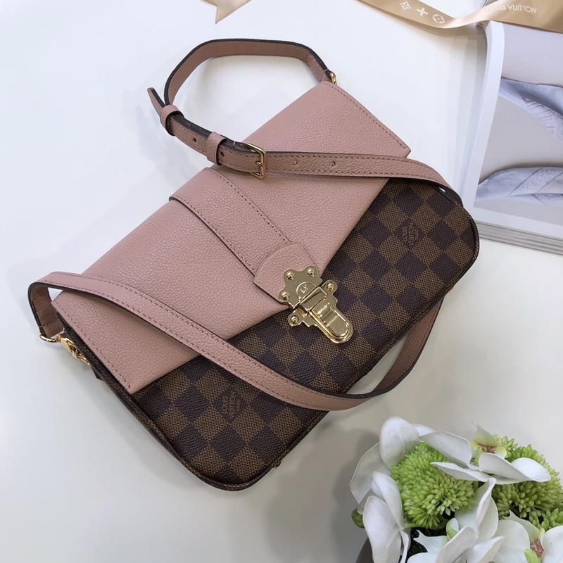 #n44244 l**is V*t*n 2019 cruise damier ebene canvas clapton bag-magnolia