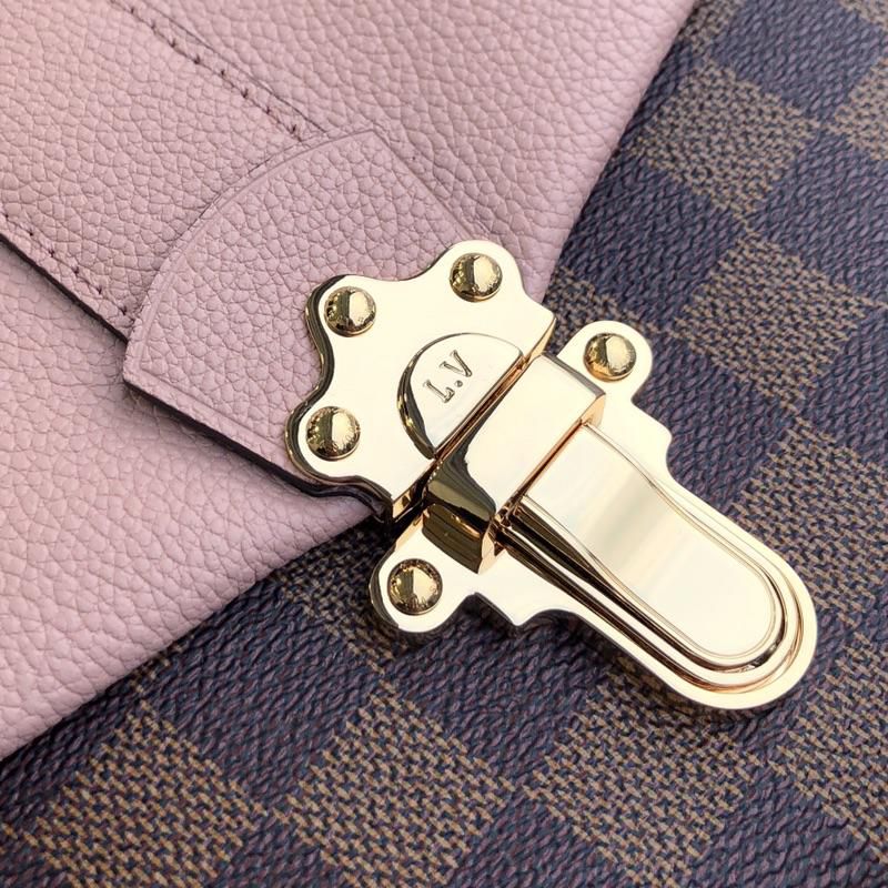 #n44244 l**is V*t*n 2019 cruise damier ebene canvas clapton bag-magnolia