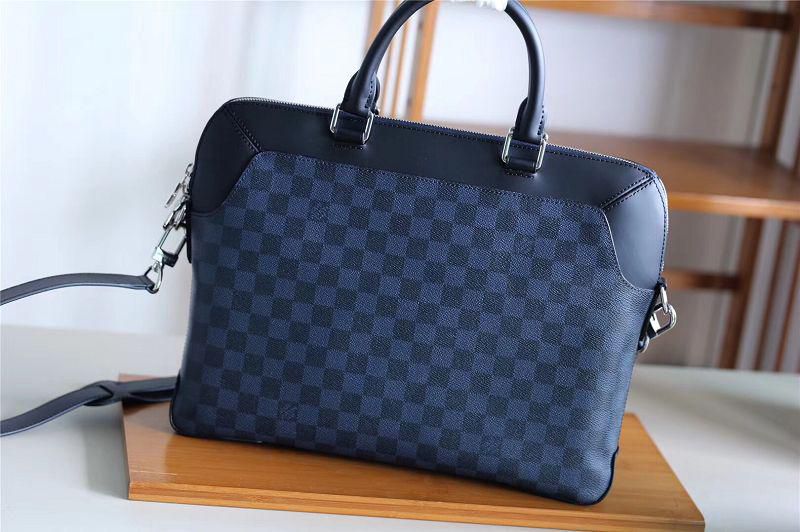 #n51199 l**is V*t*n 2018 men oliver briefcase damier cobalt canvas
