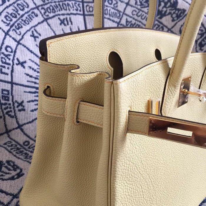 #hb52001 H**mes premium collection 35cm birkin togo leather-yellow