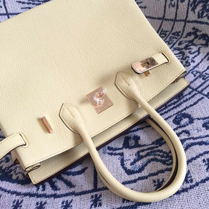 #hb52001 H**mes premium collection 35cm birkin togo leather-yellow