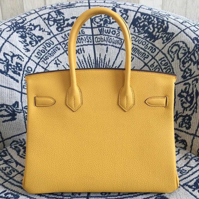 #hb52002 H**mes premium collection 35cm birkin togo leather-yellow