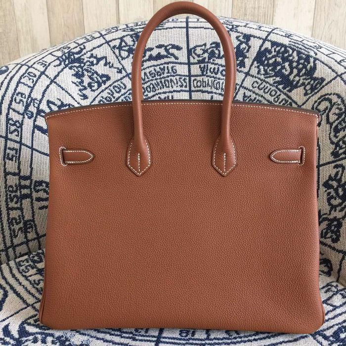 #hb52004 H**mes premium collection 35cm birkin togo leather-brown