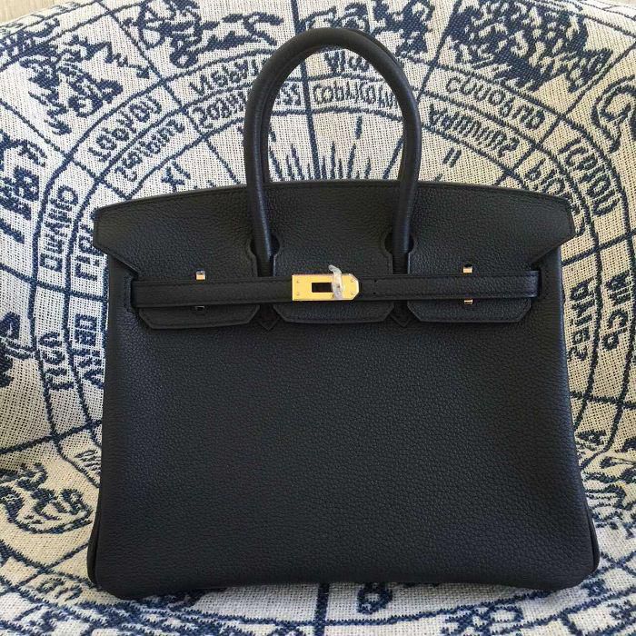 #hb52010 H**mes premium collection 35cm birkin togo leather-black