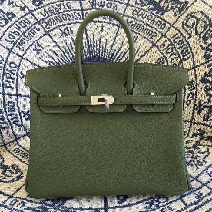 #hb52014 H**mes premium collection 35cm birkin togo leather-green