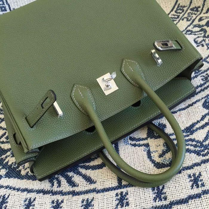 #hb52014 H**mes premium collection 35cm birkin togo leather-green